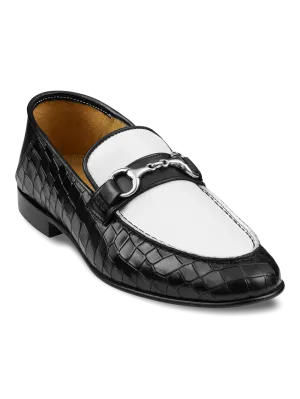 Marcus Bit Loafer - Black/white