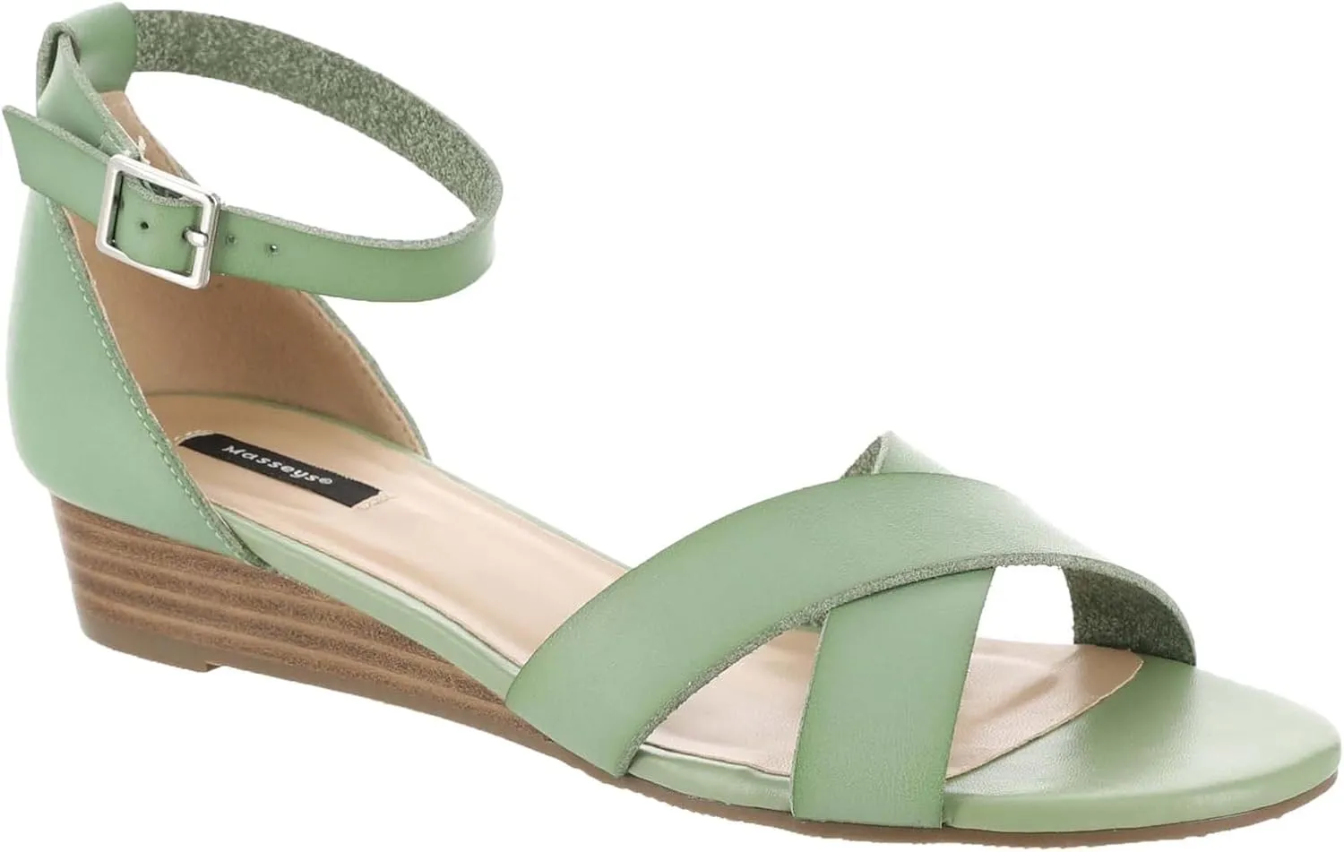 Masseys Brooklyn Women's Sandal, 7 C/D US, Ivy-Green