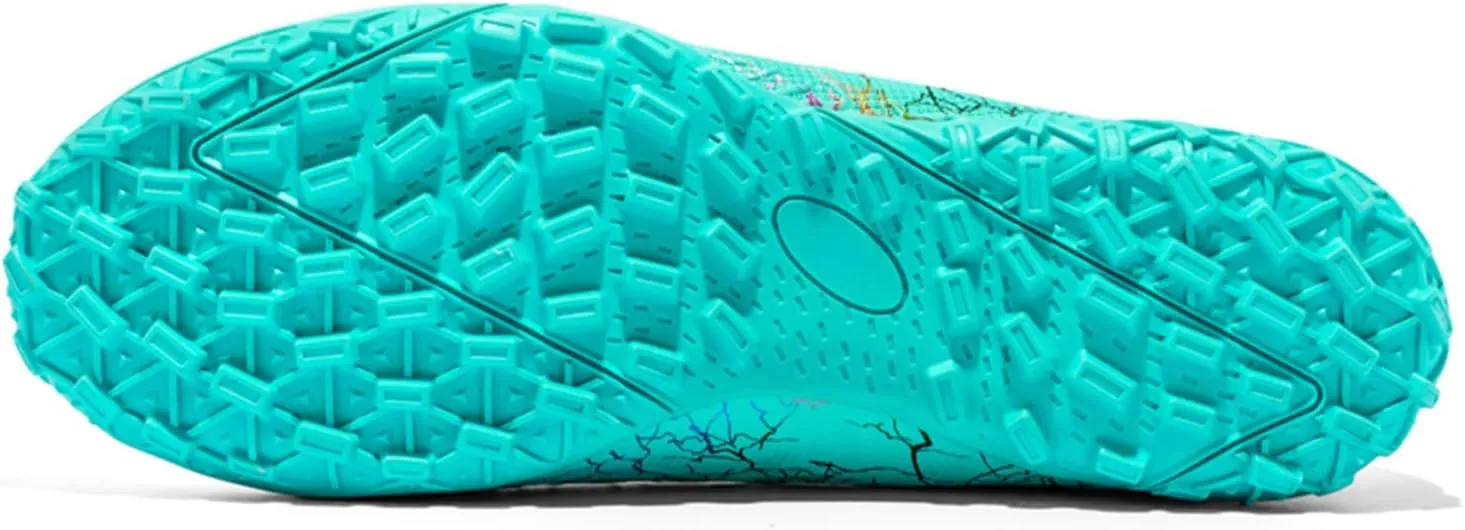 MDPCX Competitive Unisex Soccer Shoes Men Women Indoor Outdoor Football Boots Athletic Turf Mundial Team Cleat Running Sports Lightweight Breathable Anti-Skid Damping Shoes