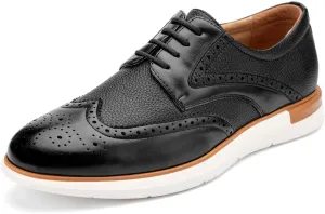 Meijiana Men's Oxfords Casual Dress Shoes Leather Lace Up Shoes for Men Business Oxford Shoes