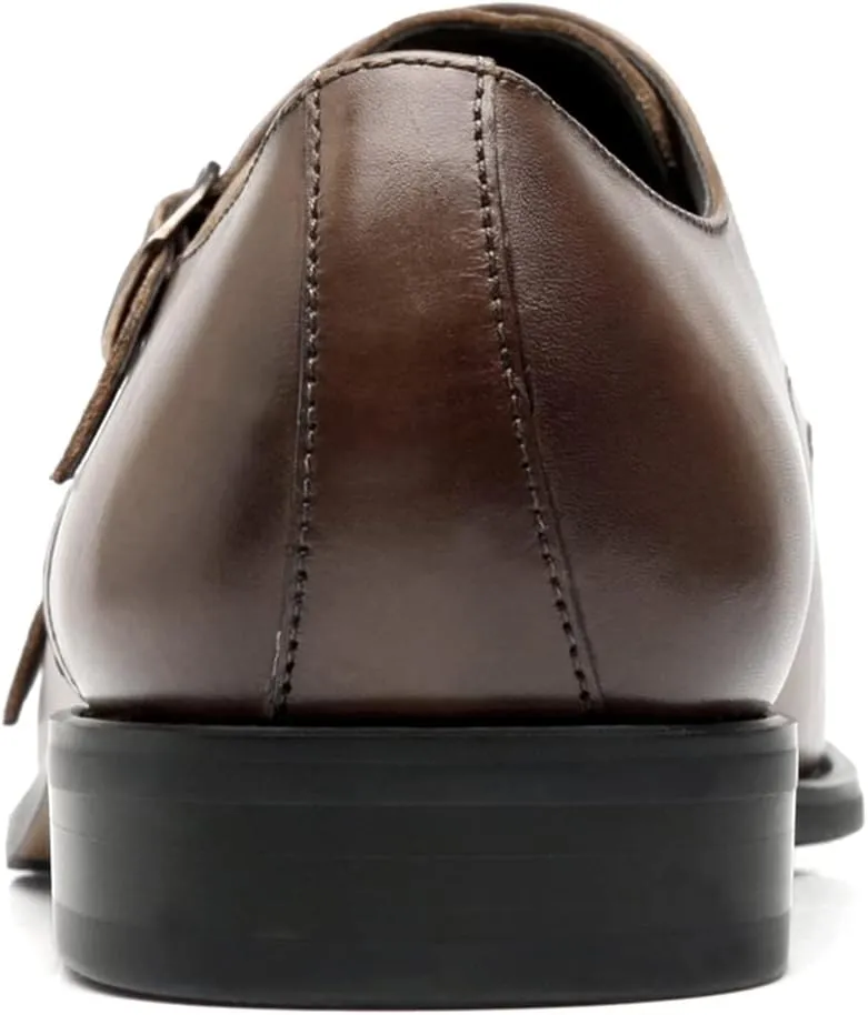 Men Dress Shoes Lace Up Oxford Classic Plain Toe Modern Formal Leather Shoes for Men