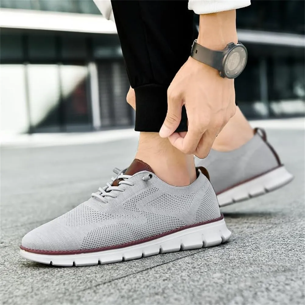 Mens Casual Dress Shoes,Breathable Lightweight Sports Shoes Mesh Shoes,Oxfords Lace Up Business Walking Shoes
