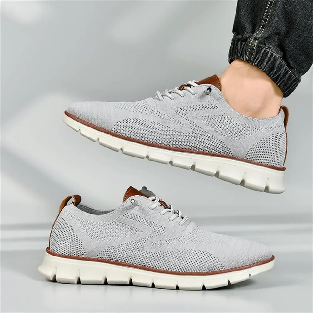 Mens Casual Dress Shoes,Breathable Lightweight Sports Shoes Mesh Shoes,Oxfords Lace Up Business Walking Shoes