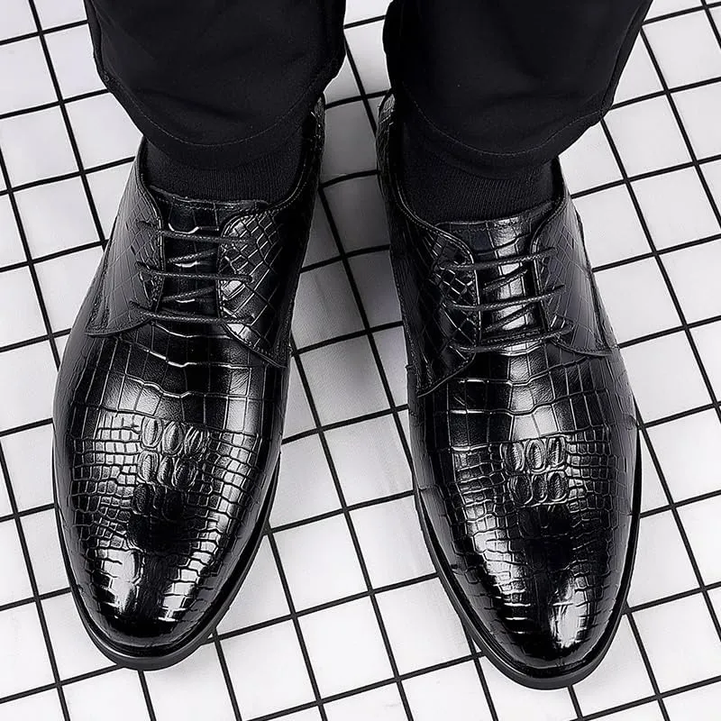 Men's Extra Wide Width Dress Shoes - Solid Color Business Fashion, Summer Style Casual Footwear