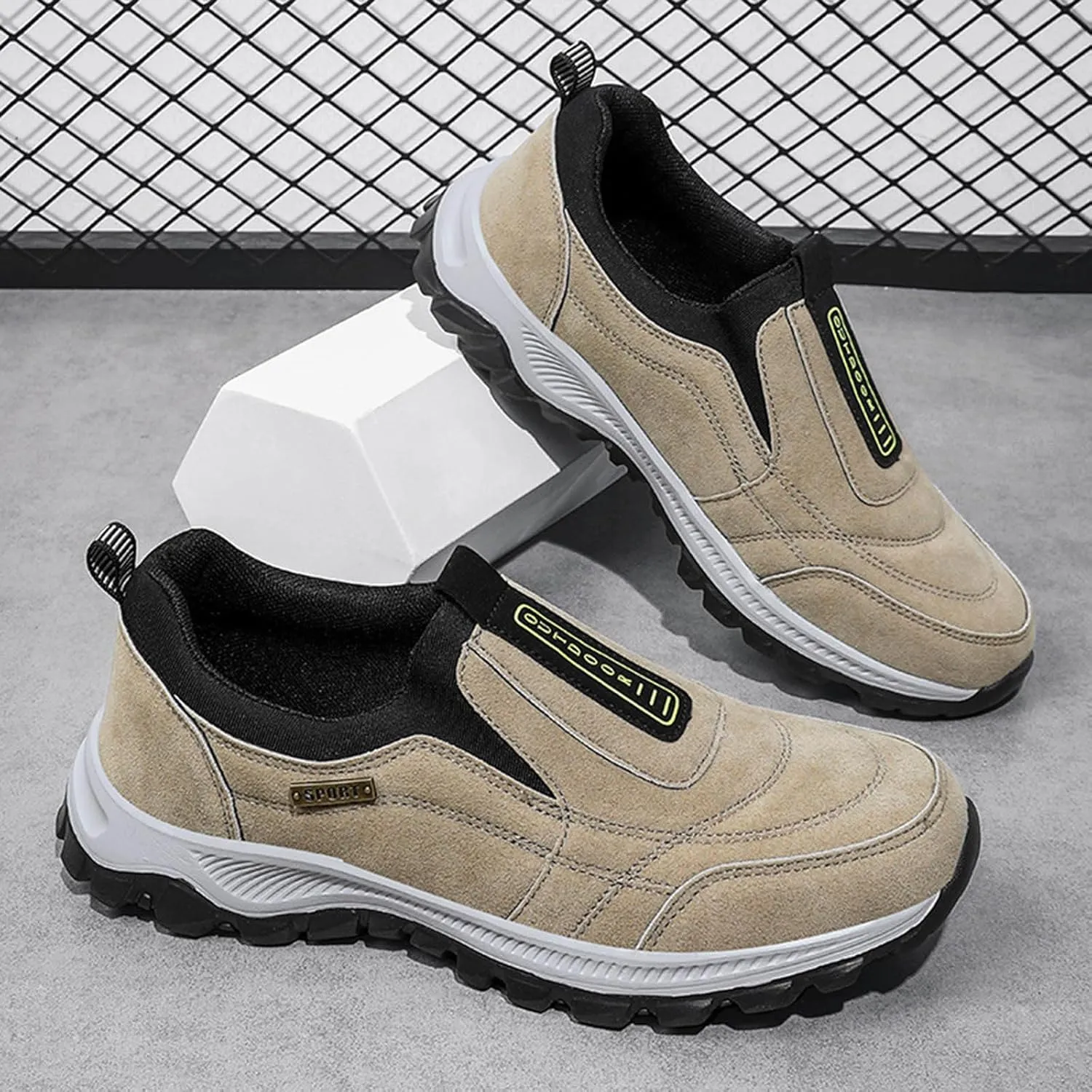 Men's Foreign Trade Mountaineering Shoes Men's Spring and Summer Outdoor Shoes Slip Off Road Sneaker for Men