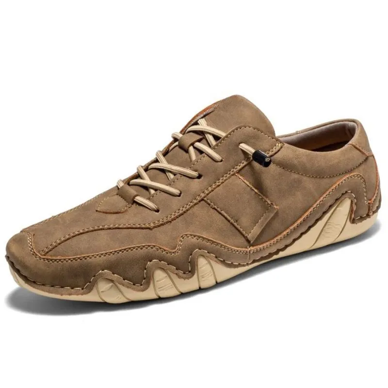 Men’s PU Leather Loafers –  Breathable, Everyday Comfort