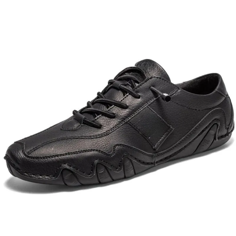 Men’s PU Leather Loafers –  Breathable, Everyday Comfort