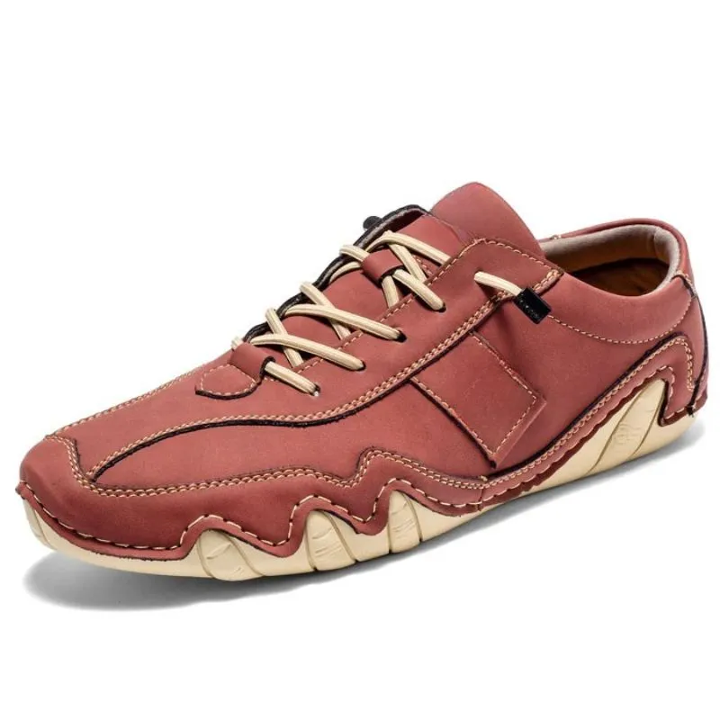 Men’s PU Leather Loafers –  Breathable, Everyday Comfort