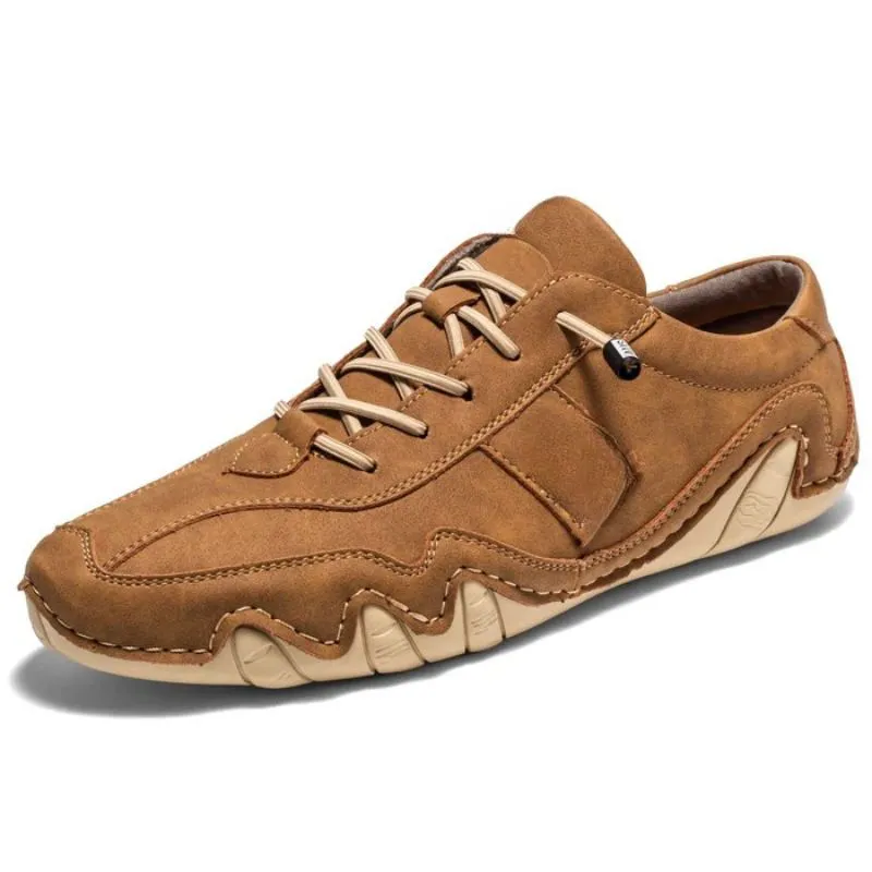 Men’s PU Leather Loafers –  Breathable, Everyday Comfort
