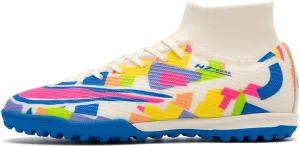 Men's Soccer Shoes Football Cleats High-Tops Lace-Up Non-Slip Spikes Outdoor AG/FG Baseball Lacrosse Rugby Combat Boots Shoes Size 4.5-11