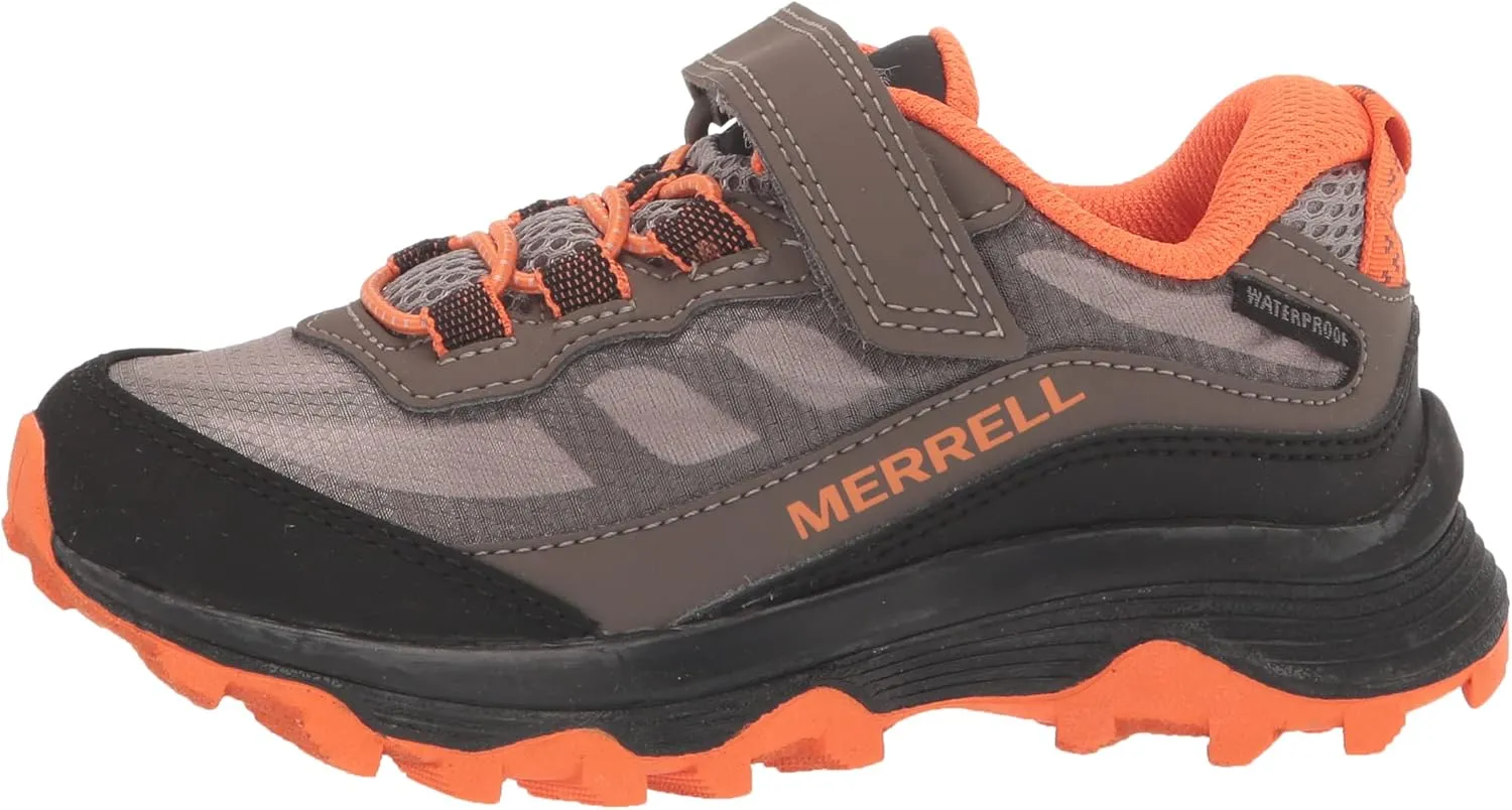Merrell Kid's Moab Speed Low Alternative Closure Waterproof Hiking Sneaker
