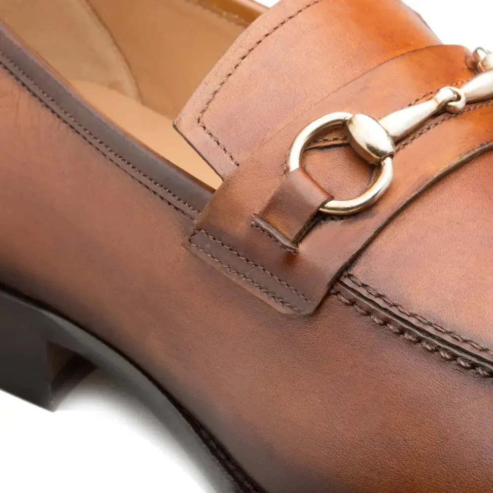 Mezlan Ornament E20482 Cognac Genuine Loafers