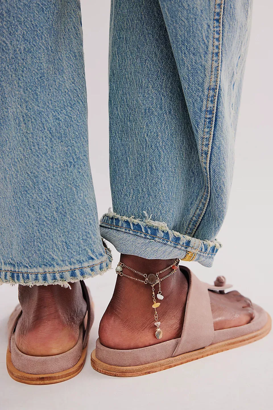 MIKA FOOTBED SANDAL in Orchid Ice