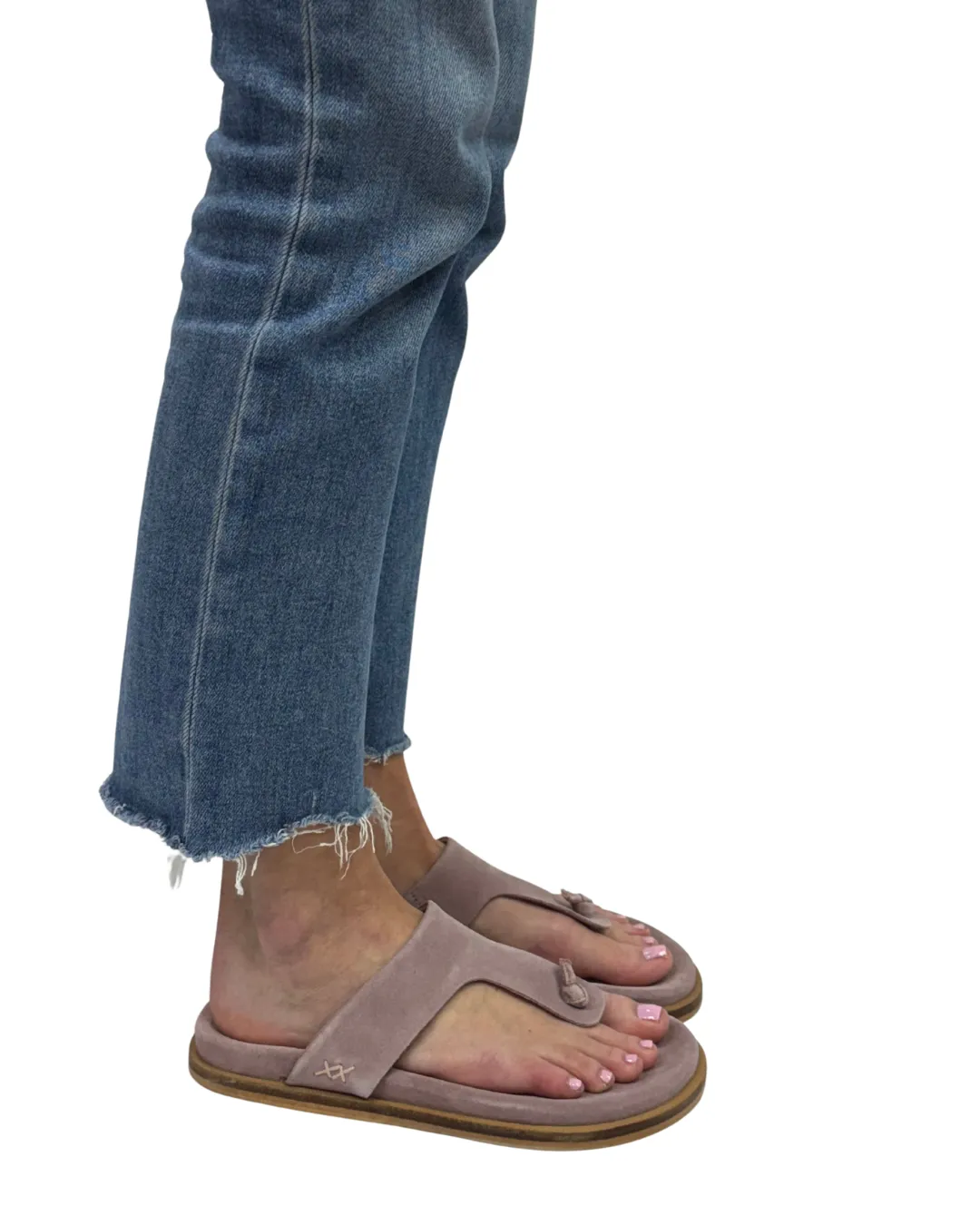 MIKA FOOTBED SANDAL in Orchid Ice