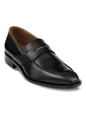 Milo Penny Loafer - Black/grey