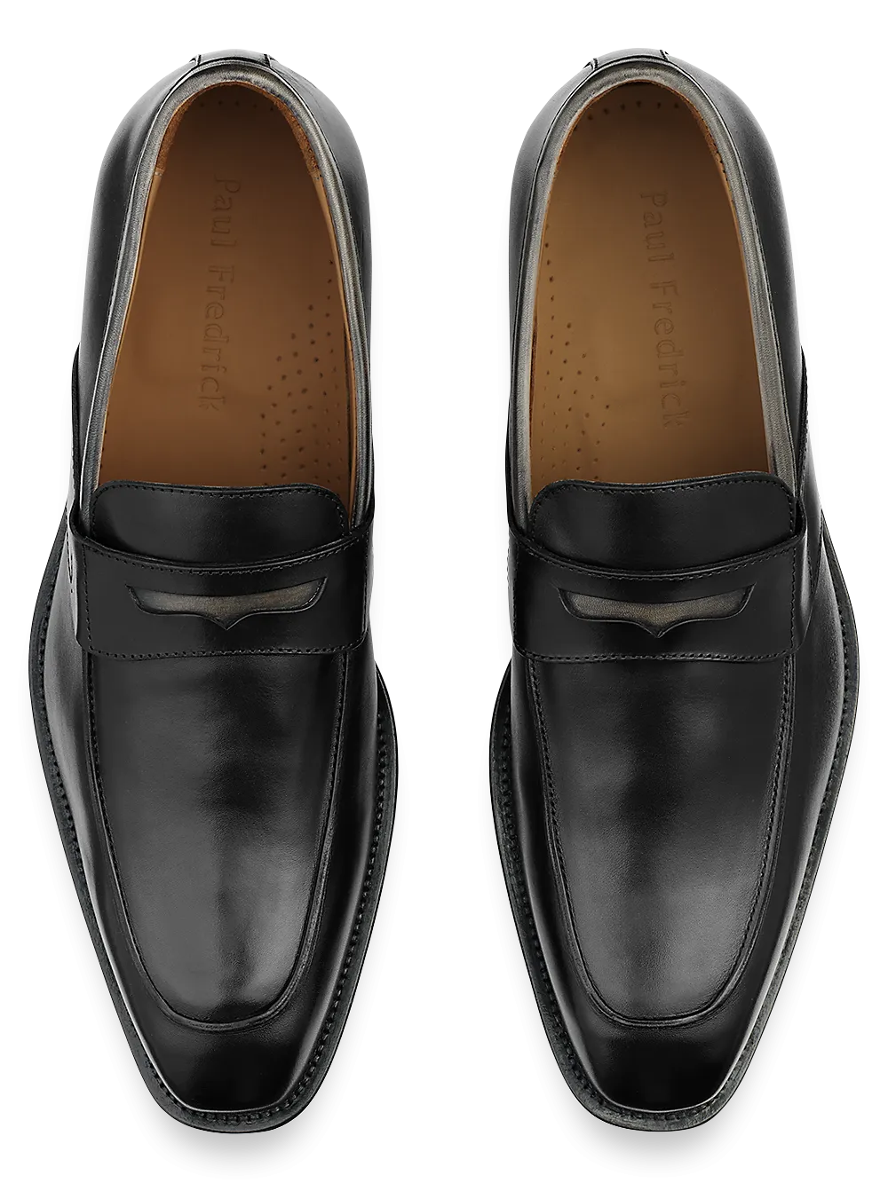 Milo Penny Loafer - Black/grey