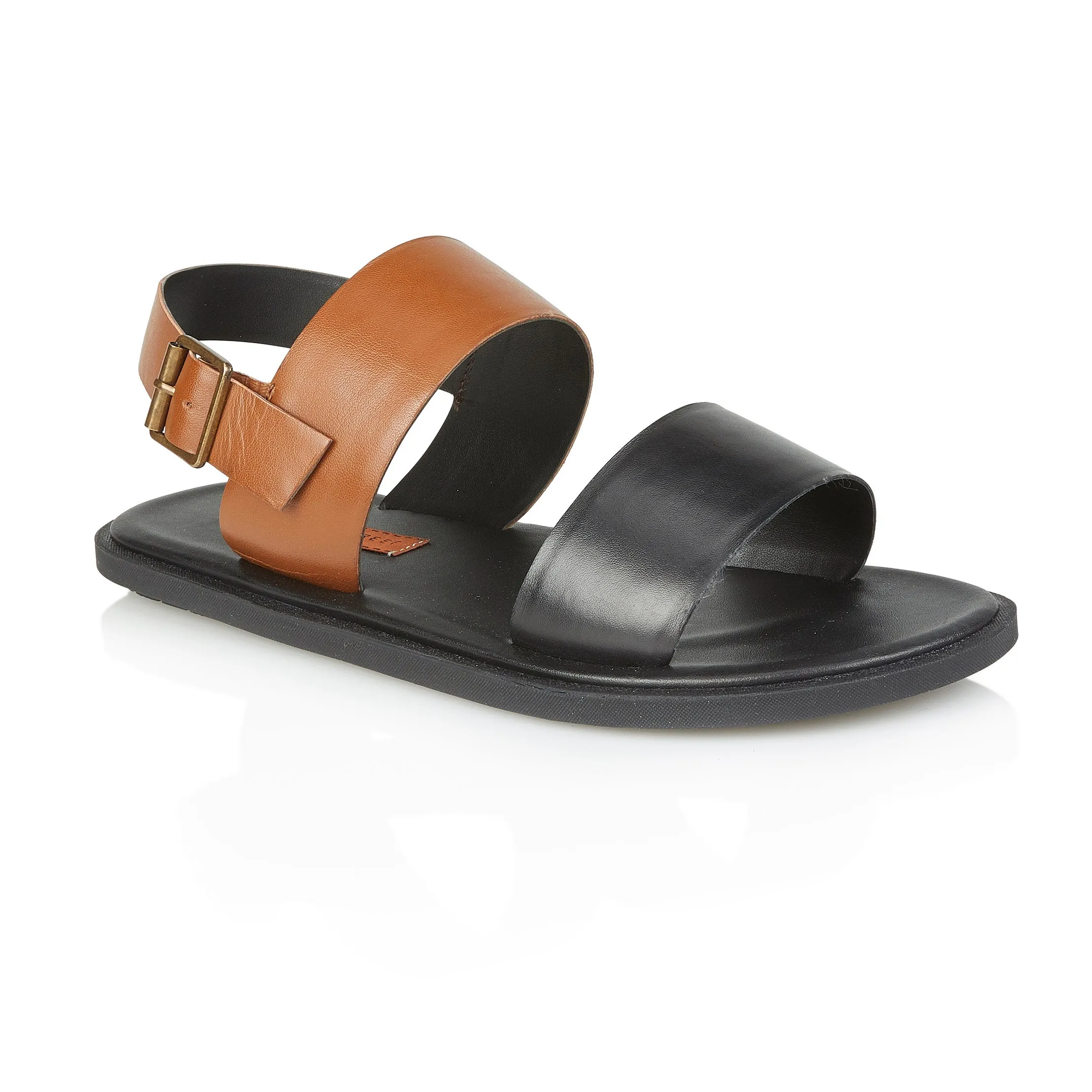 Mitcham Leather Sandals - Black