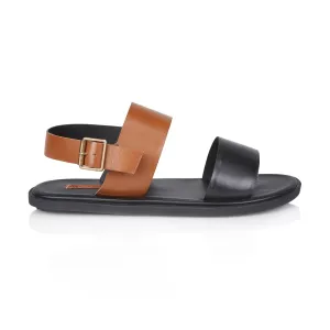 Mitcham Leather Sandals - Black