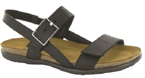 Naot Oily Coal Nubuck Norah Womens Comfort Sandals 7408
