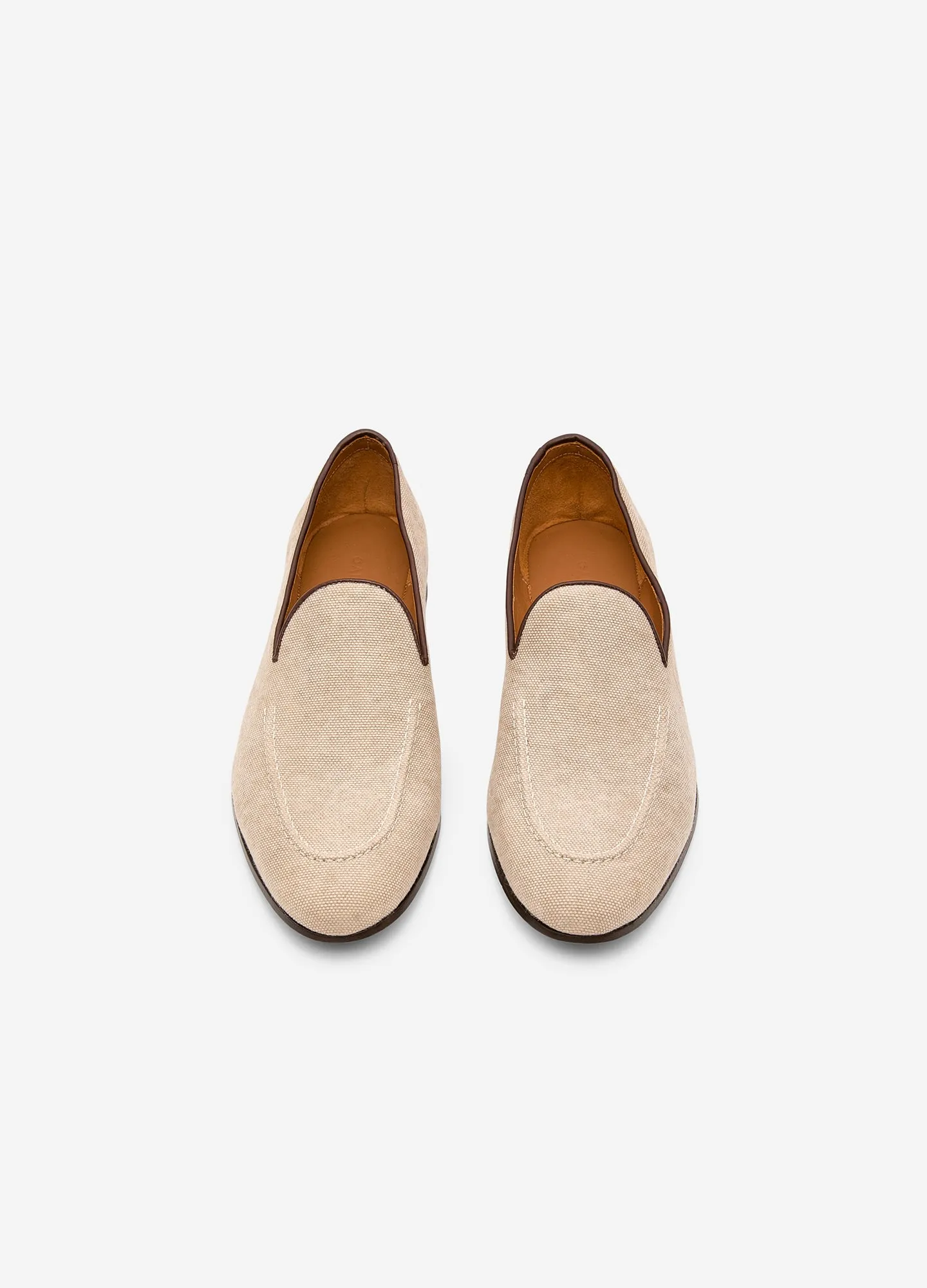 Natural Linen Loafer Natural Combo