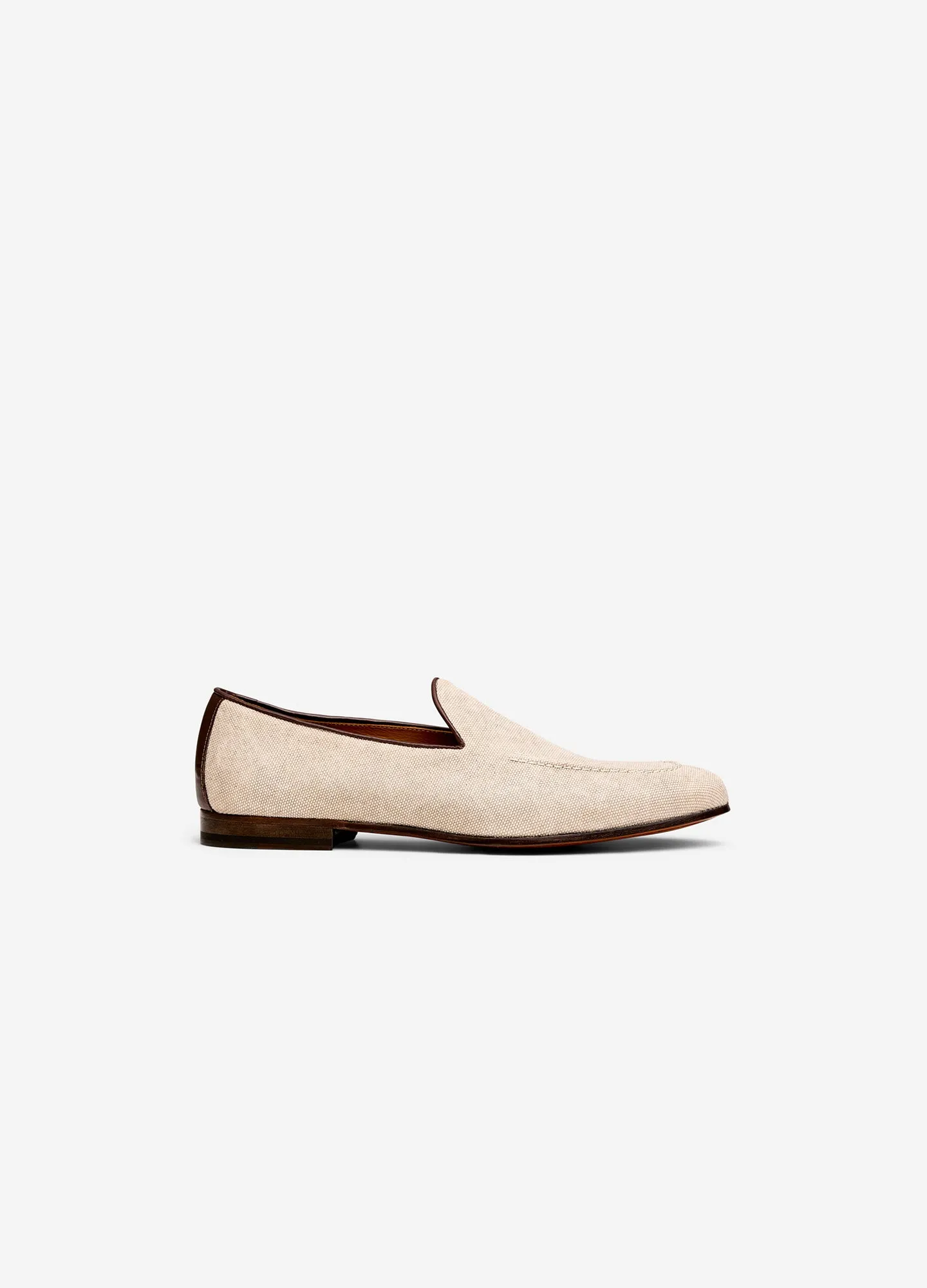 Natural Linen Loafer Natural Combo