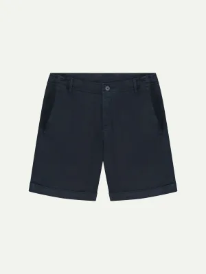 Navy Cotton Seaside Shorts