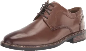 Nunn Bush Men's Hayden Plain Toe Oxford Dress Casual Leather Lace Up Shoes