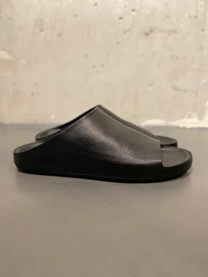 OFFICINE CREATIVE BABOUCHE/002 MULE LEATHER BLACK