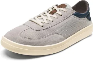 OLUKAI Punini Men's Everyday Sneaker, Classic Lace-Up Design & Countoured Footbed, Comfort Fit & Wet Grip Rubber Soles, Durable & Supportive