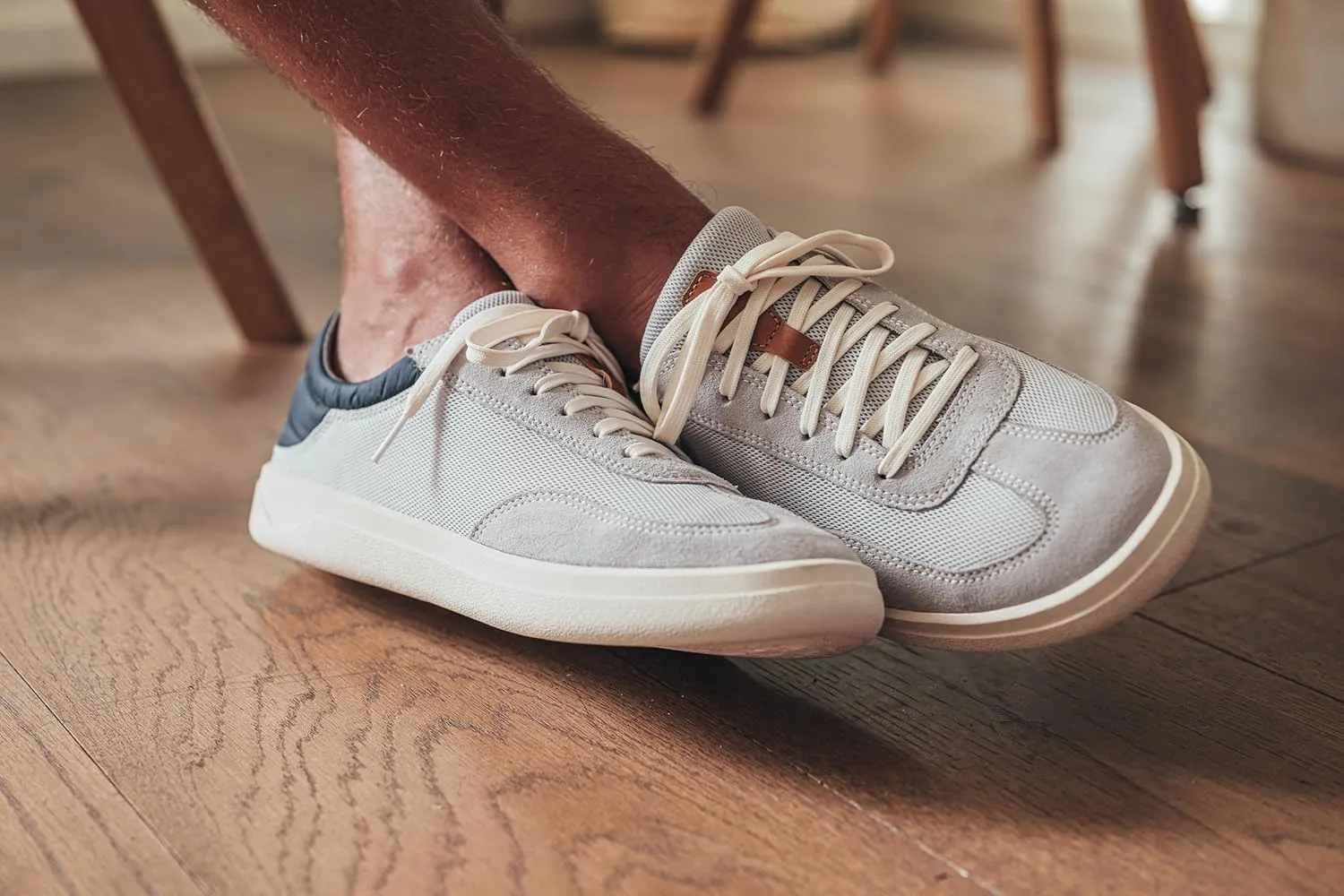 OLUKAI Punini Men's Everyday Sneaker, Classic Lace-Up Design & Countoured Footbed, Comfort Fit & Wet Grip Rubber Soles, Durable & Supportive