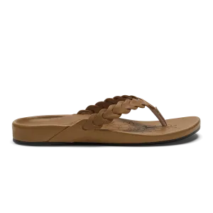 Olukai Tan Lei Women's Leather Sandals 20531-3434