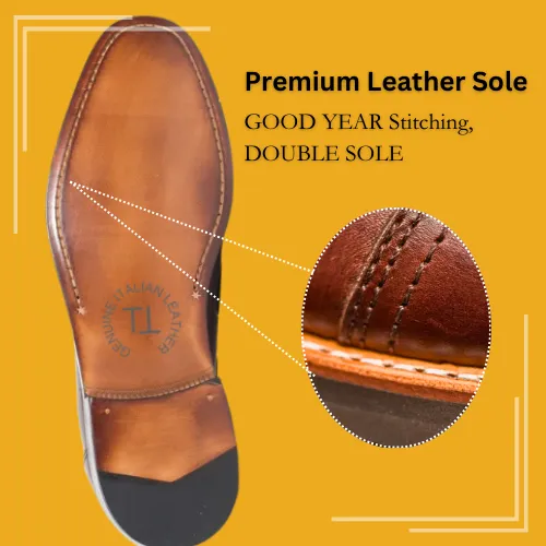 OMERIAN Premium Oxford Crafted in Hand Patina Leather