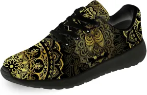 Owl Print Shoes for Men Women Breathable Lightweight Comfortable Running Tennis Walking Sneakers Gifts for Girls Boys