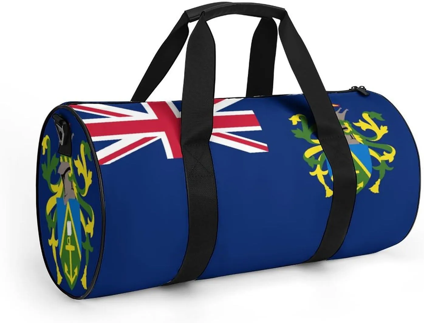 Pitcairn Lslands Flag Sports Duffle Bag with Dry Wet Separation Overnight Gym Bag for Men Women Travel