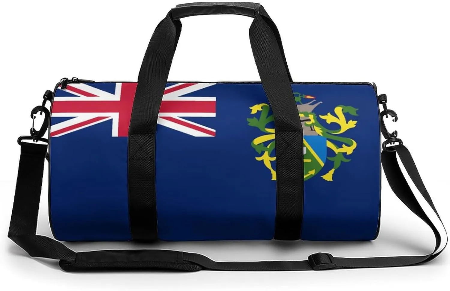 Pitcairn Lslands Flag Sports Duffle Bag with Dry Wet Separation Overnight Gym Bag for Men Women Travel