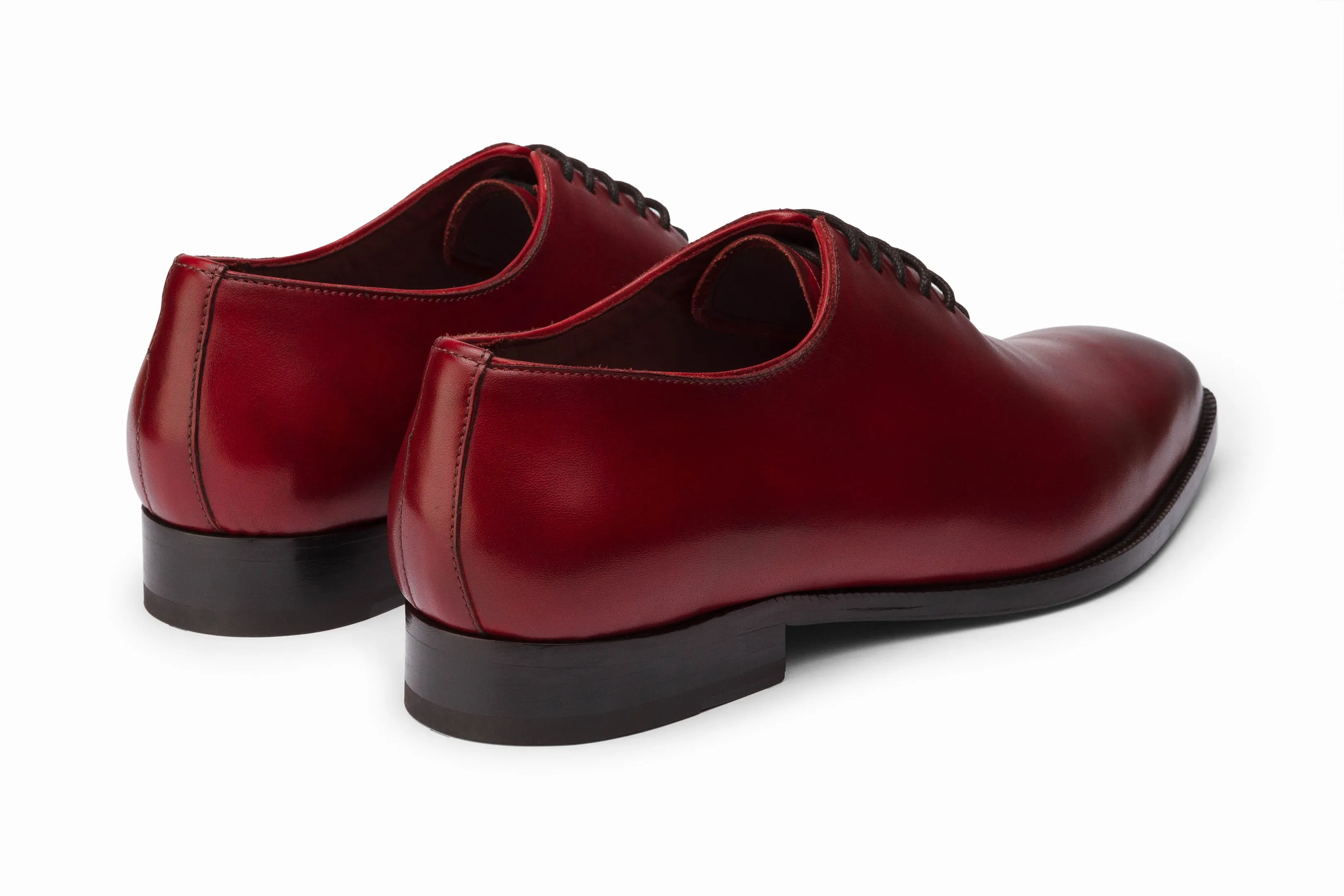 Plain Wholecut Oxford - Dark Oxblood