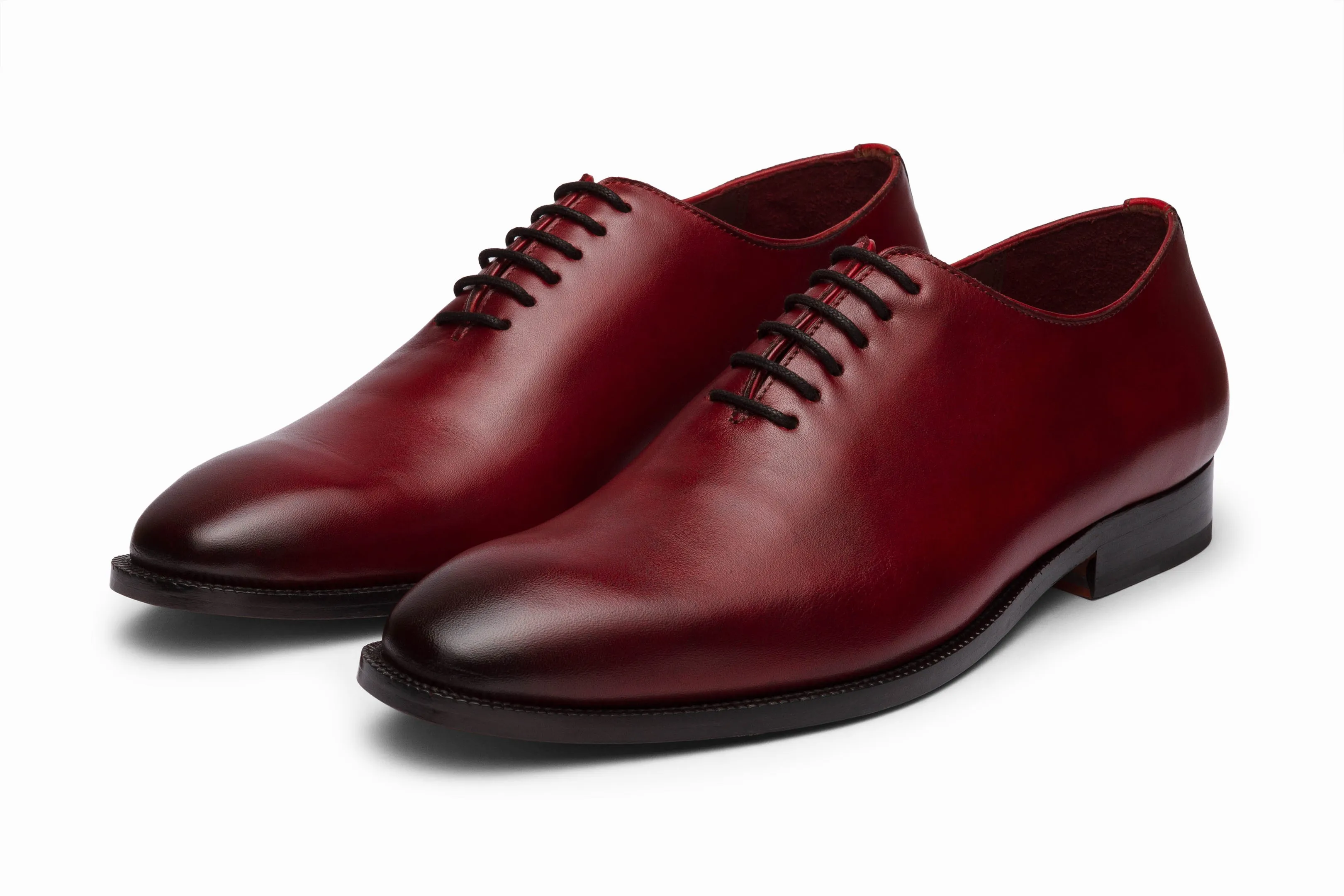 Plain Wholecut Oxford - Dark Oxblood