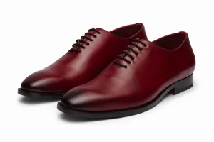 Plain Wholecut Oxford - Dark Oxblood