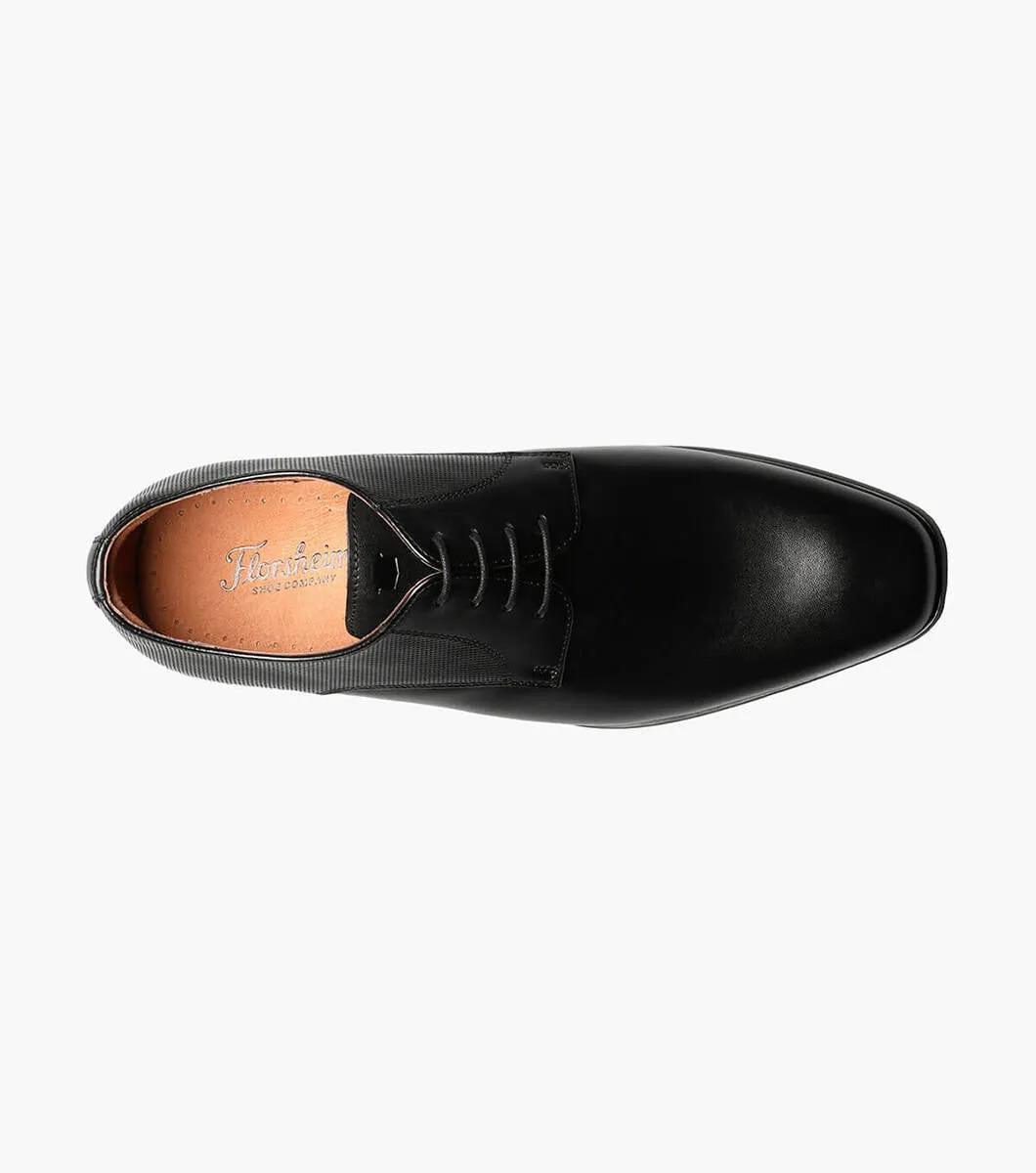 Postino Plain Toe Oxford-Black | Florsheim