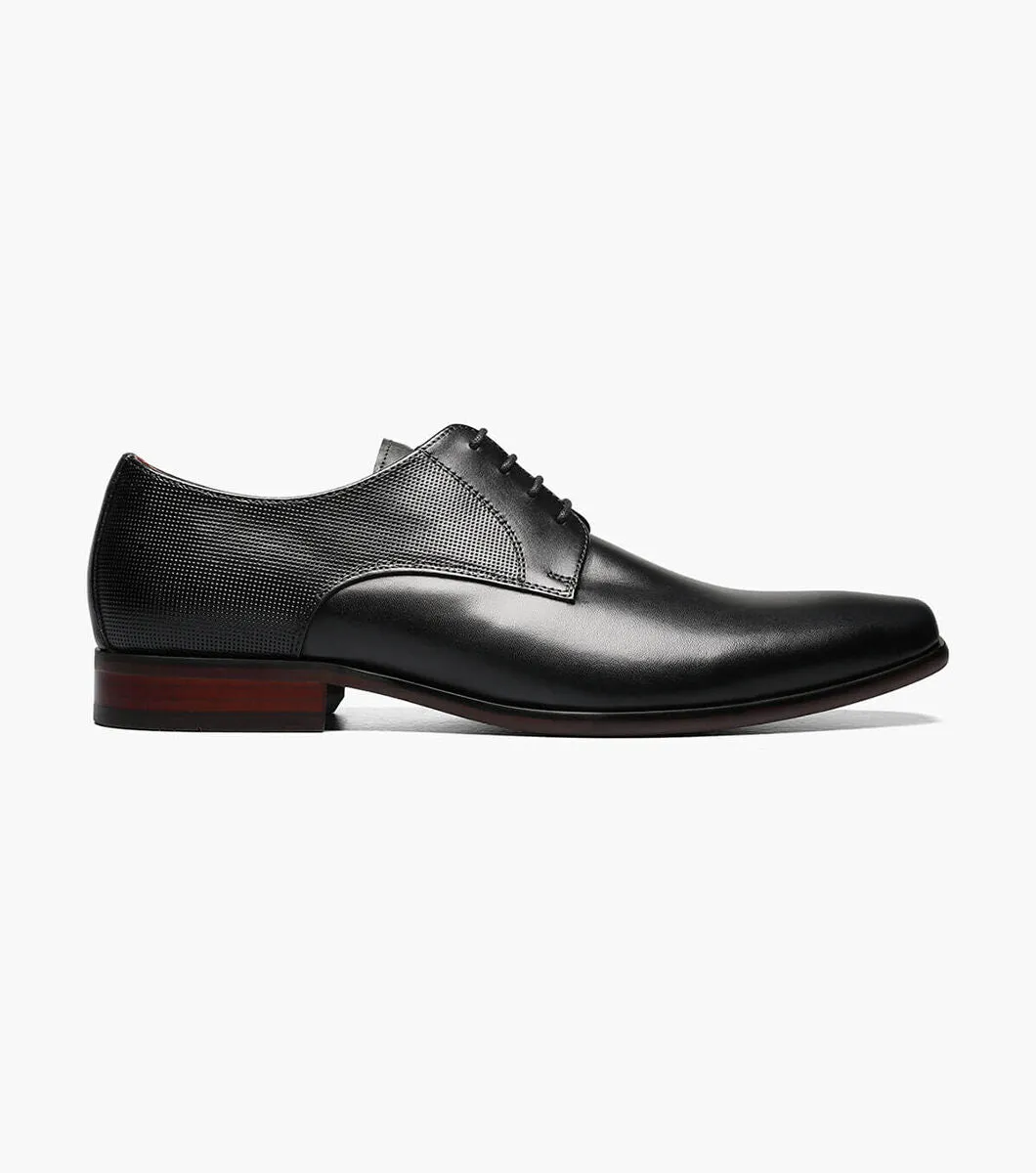 Postino Plain Toe Oxford-Black | Florsheim