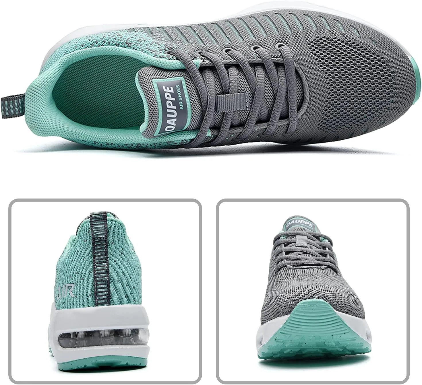 QAUPPE Womens Fashion Lightweight Air Sports Walking Sneakers Breathable Gym Jogging Running Tennis Shoes US 5.5-11 B(M)…