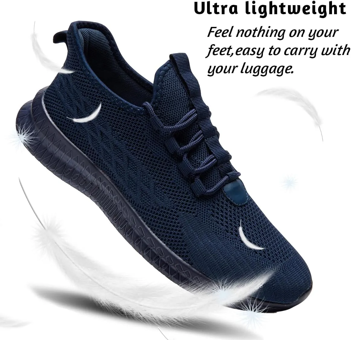Running Shoes for Men Casual Slip on Tennis Shoes Fashion Sneaker Lightweight Breathable Gym Athletic Sports Walking Shoes