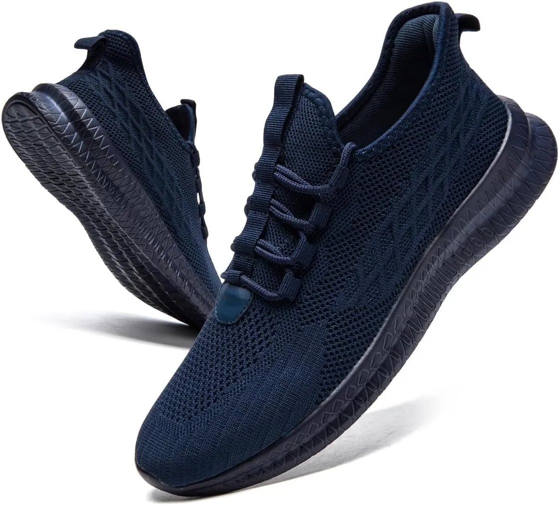Running Shoes for Men Casual Slip on Tennis Shoes Fashion Sneaker Lightweight Breathable Gym Athletic Sports Walking Shoes