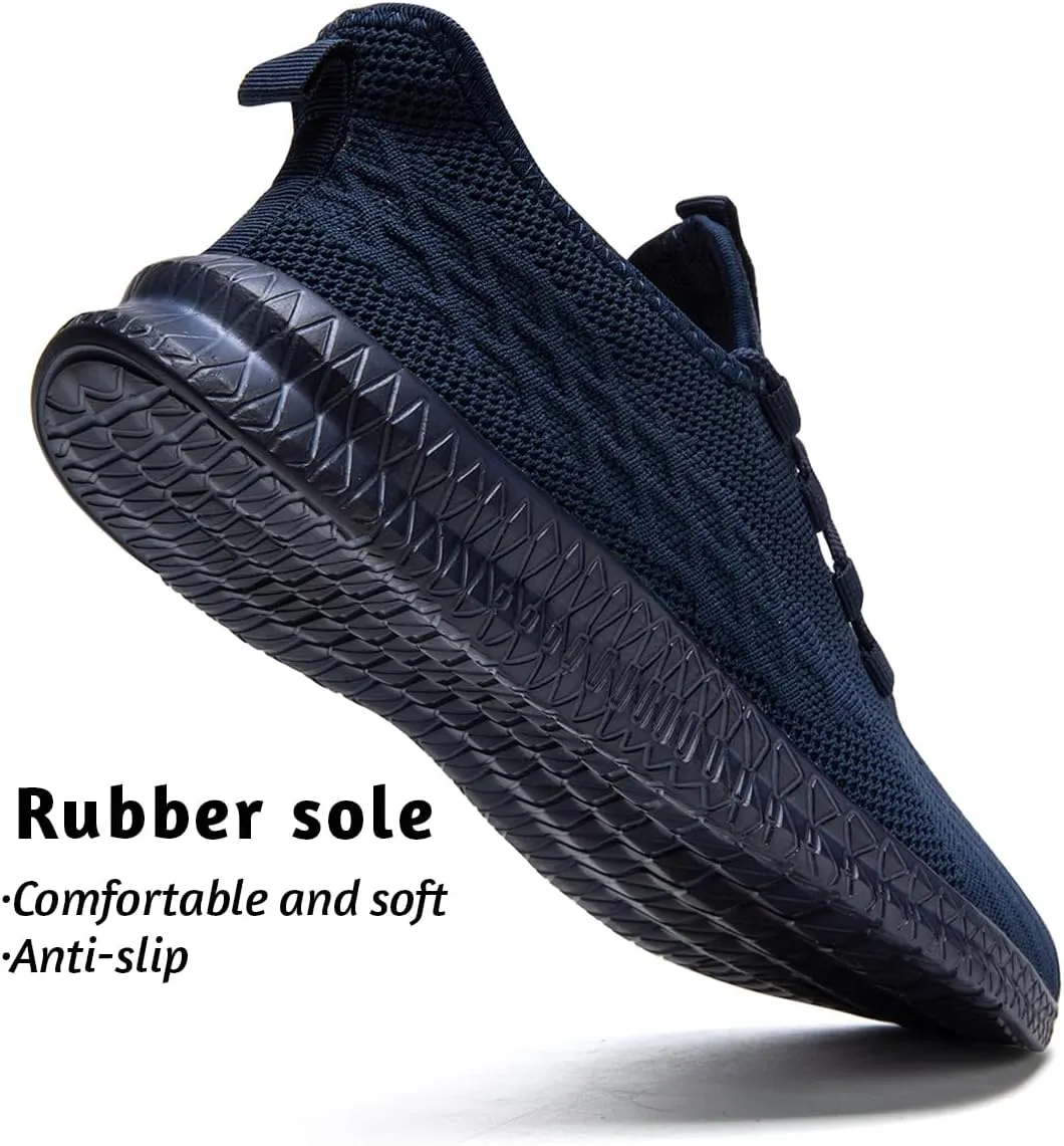 Running Shoes for Men Casual Slip on Tennis Shoes Fashion Sneaker Lightweight Breathable Gym Athletic Sports Walking Shoes