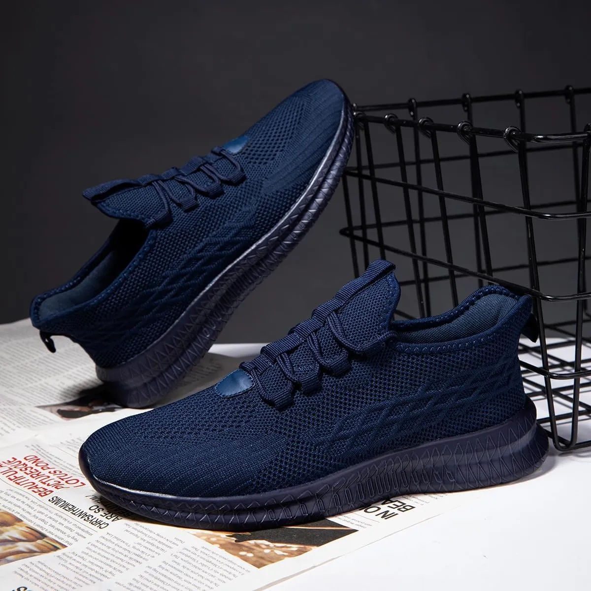 Running Shoes for Men Casual Slip on Tennis Shoes Fashion Sneaker Lightweight Breathable Gym Athletic Sports Walking Shoes