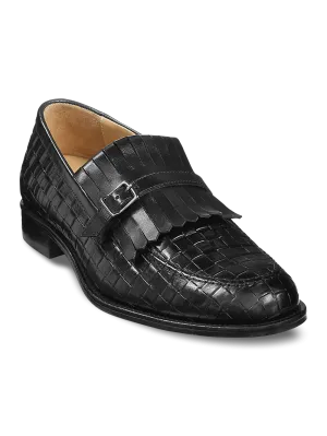 Shiloh Kiltie Loafer - Black