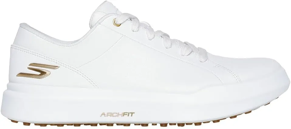 Skechers Women's Drive 6 Arch Leather Relaxed Fit Waterproof Golf Shoe Sneaker