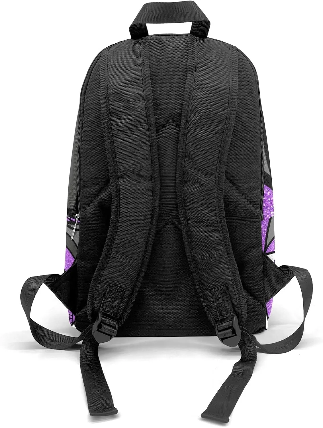 Sport Volleyball Glitter Purple Personalized Backpack for Teen Custom Travel Backpack for Boys Girs Bookbag Casual Bag Name Gift, Design 14, EU5566SS