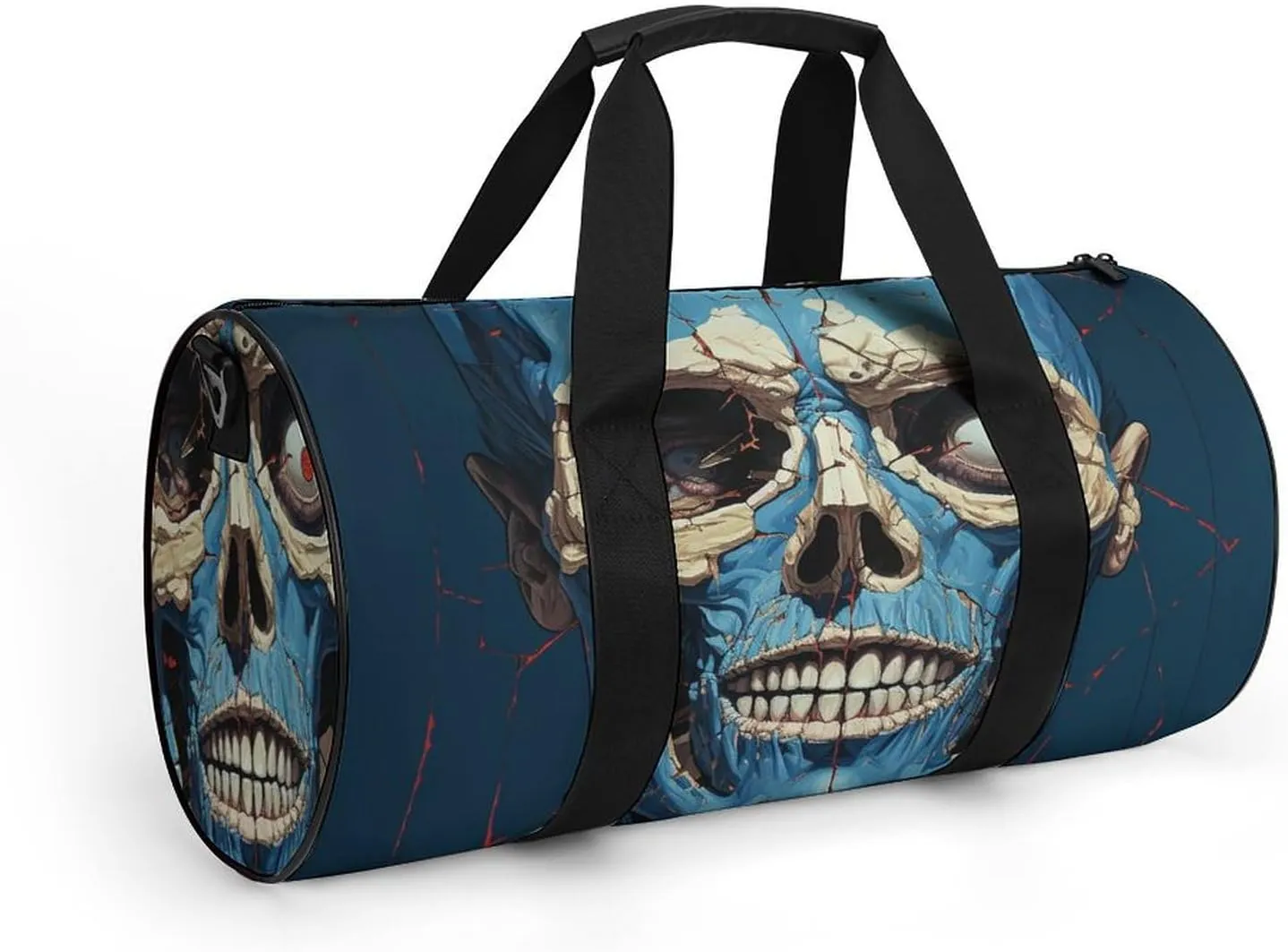 Sports Gym Bag for Women Men Travel Duffel Bag Tote Weekender Bag Skeleton in Front of Me Carry on Overnight Bag for Travel Swimming Fitness Workout Sports Duffle Bag