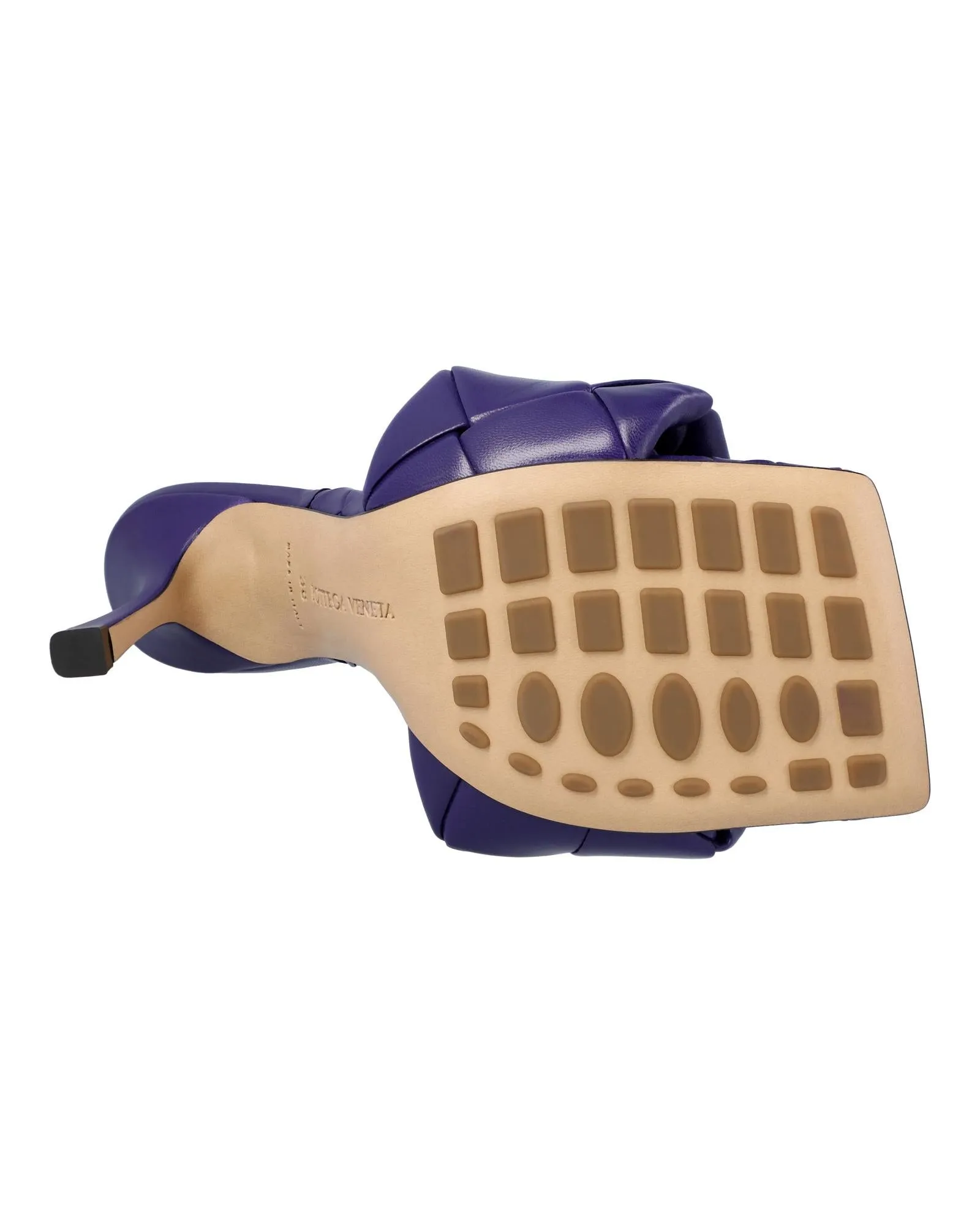 Stretch Intrecciato Leather Mules